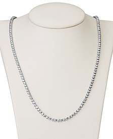 Certified Diamond All-Around 17" Tennis Necklace (6 ct. t.w.) in 14k White Gold