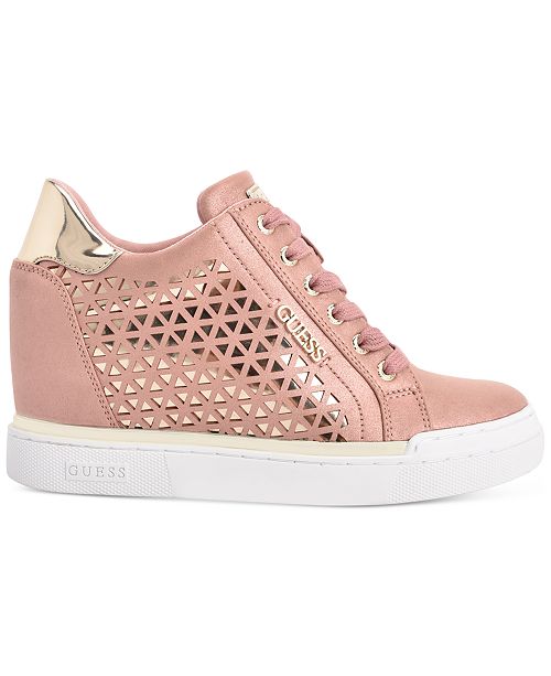 guess flowurs wedge sneakers
