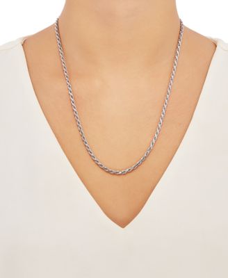 Rope Link 18 Chain Necklace in 18k Gold-Plated Sterling Silver