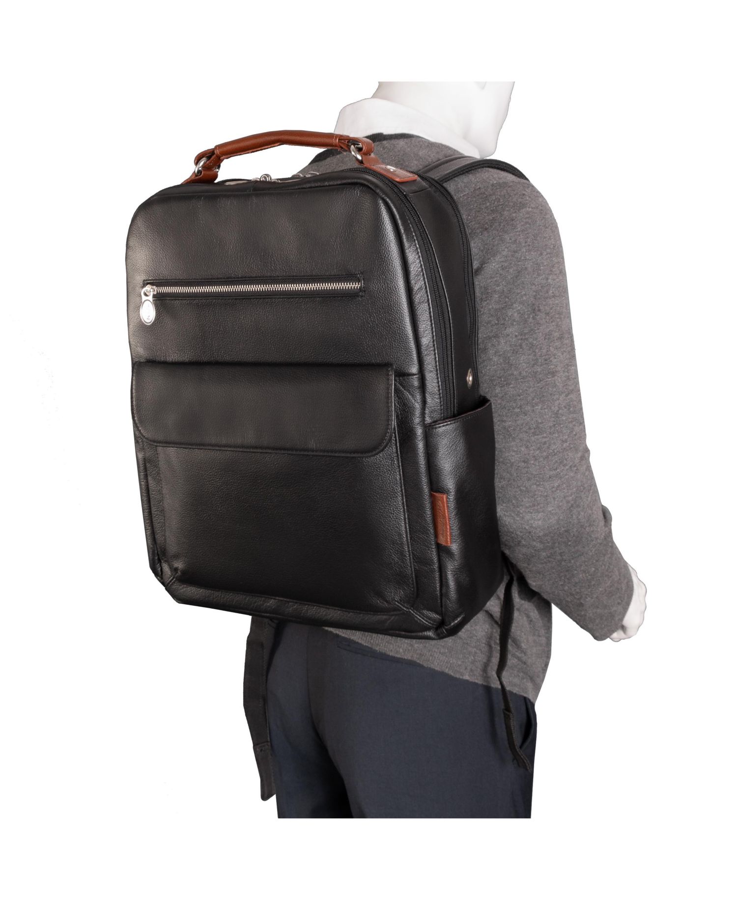 Logan 17" Dual-Compartment Laptop Tablet Backpack