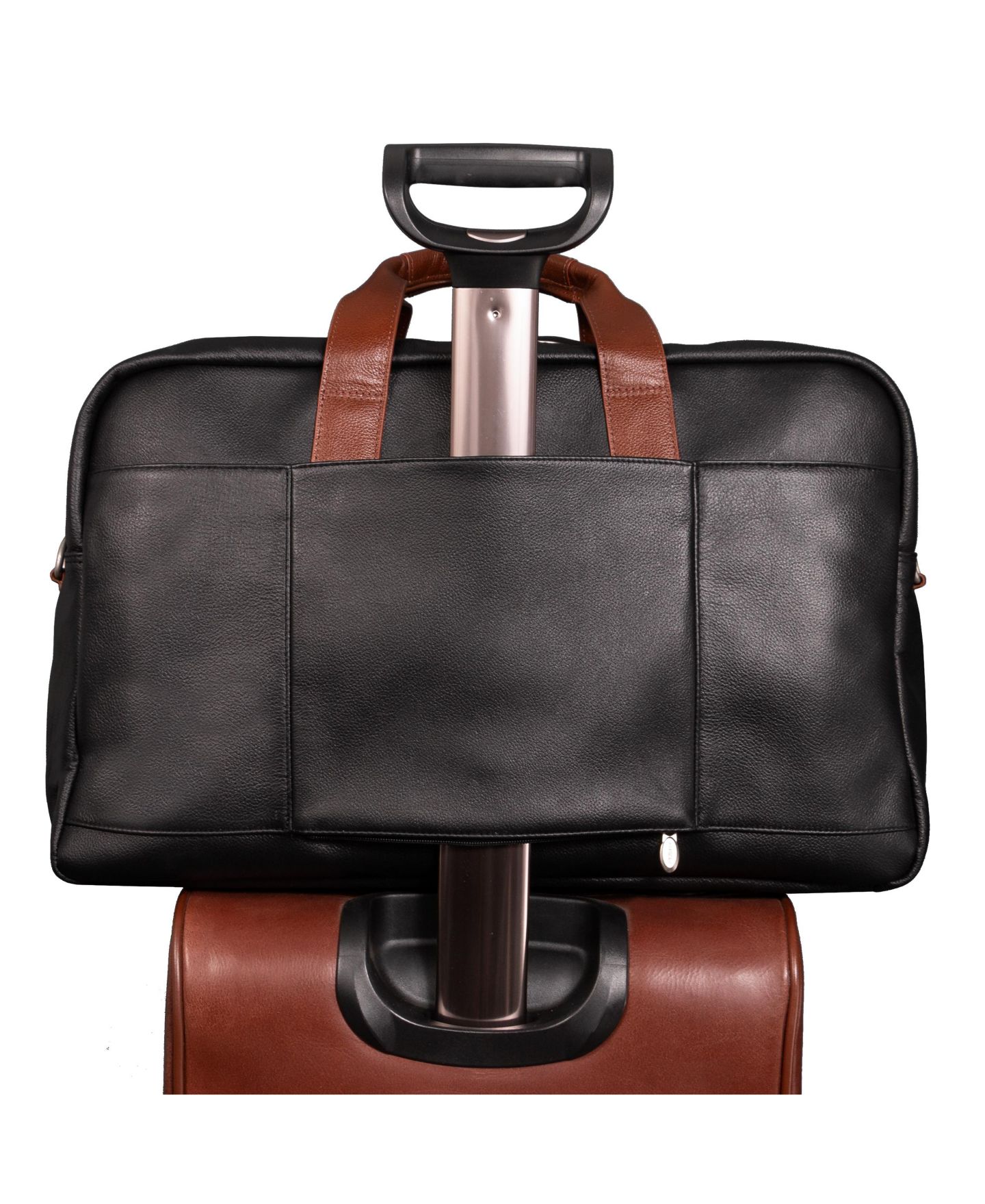Сумка McKlein Wellington 21" Dual-Compartment Laptop Tablet Duffel, цвет: Чёрный — фото 8