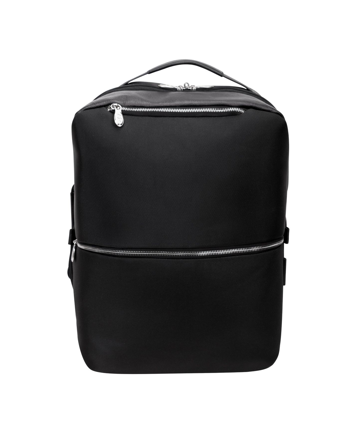 Рюкзак McKlein East Side 17" Nylon 2-In-1 Laptop Tablet Convertible Travel Cross-Body, цвет: Чёрный — фото 3