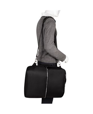 East Side 17" Nylon 2-In-1 Laptop Tablet Convertible Travel Backpack Cross-Body