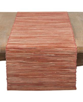 Shimmering Woven Nubby Texture Water Hyacinth Table Runner