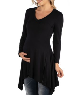 long tunic dress with slits on side