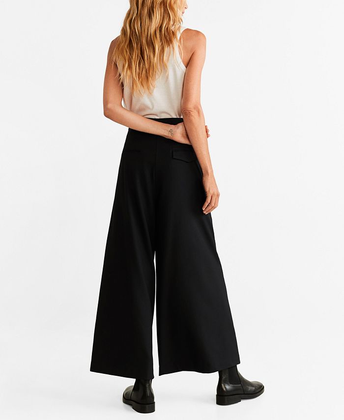 mango dart palazzo trousers