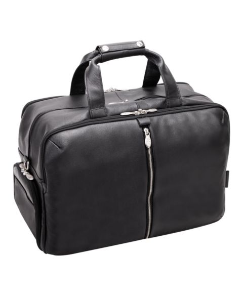 Сумка McKlein Avondale 22" Triple Compartment Travel Laptop Duffel, цвет: Чёрный