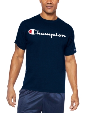 Champion Men's Big & Tall Script-Logo T-Shirt