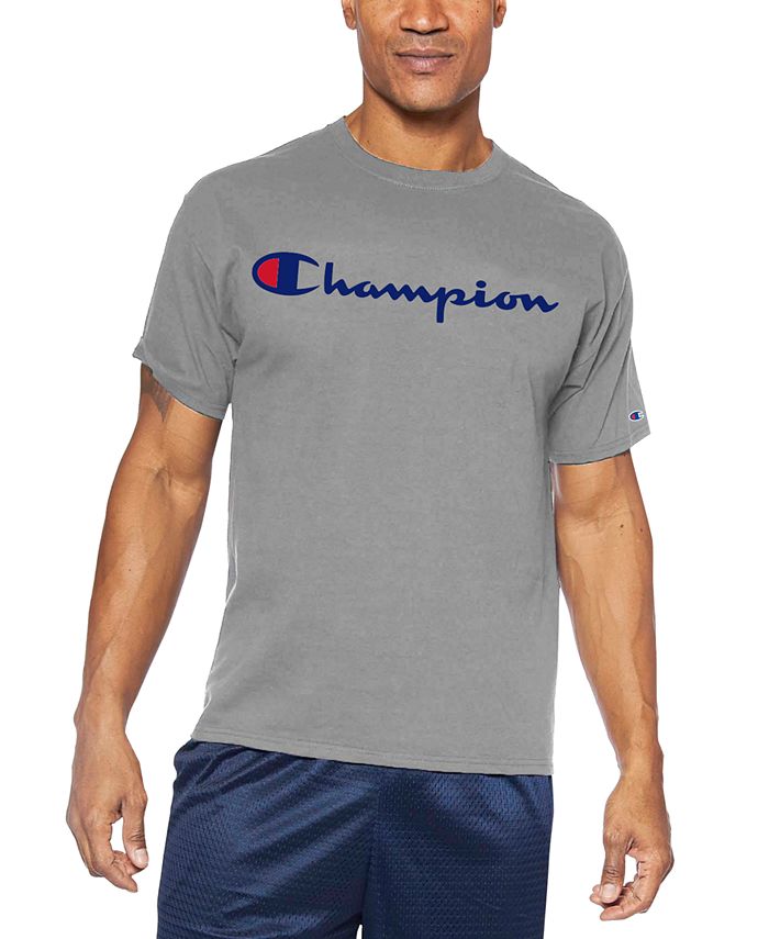 Champion - Men's Big & Tall Script-Logo T-Shirt
