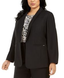 Plus Size Parker Twill Blazer