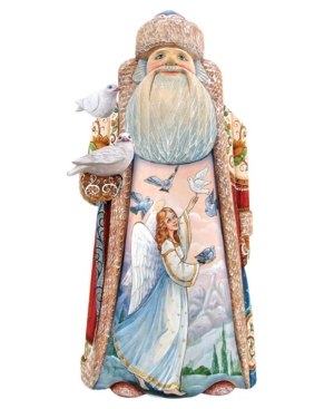 G.debrekht Woodcarved Polar Story Special Edition Santa Figurine In Multi