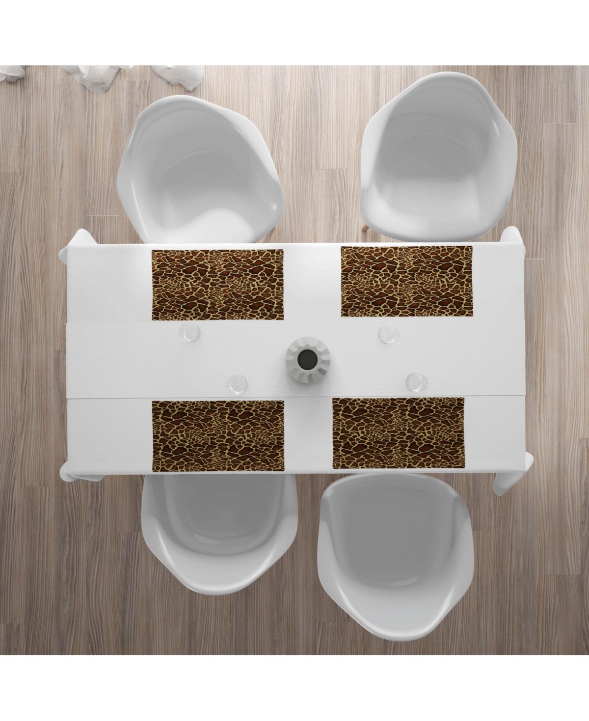 Ambesonne Zambia Place Mats, Set of 4