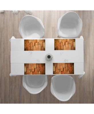Wooden Place Mats, Set of 4
