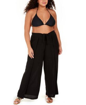 plus size cover up pants