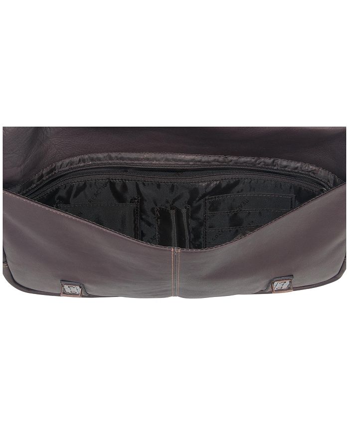 Kenneth Cole Reaction 524541, Borsa Messenger Unisex - Adulto, Marrone scuro (Marrone) - 524541