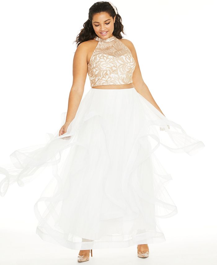 Macys white cheap prom dresses