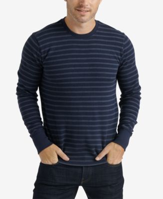 Lucky Brand Men's Striped Thermal Crew - Macy's