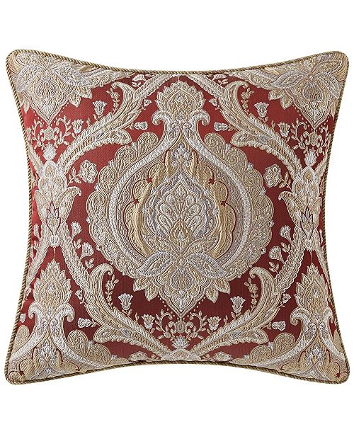 Rose Tree Norwich Burgundy 18 X18 Decorative Pillow Reviews