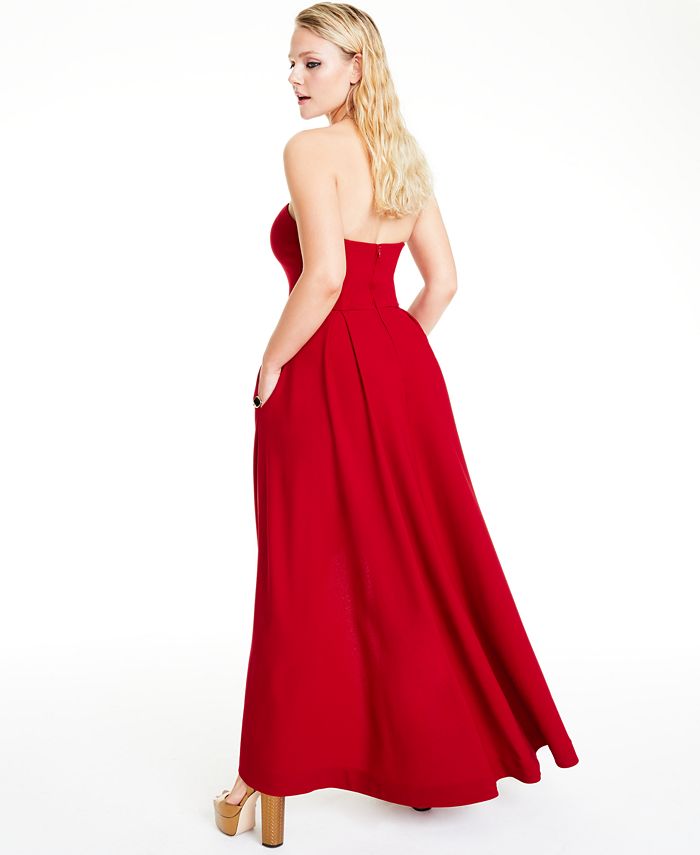 Robe Cocktail Sans Bretelles Speechless - Taille 5 - Motif Floral - Occasion Bon état