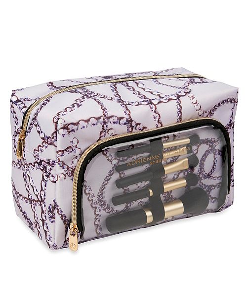 Adrienne Vittadini Cosmetic Bag With Makeup Brush Set Reviews