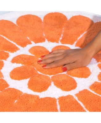 Bursting Flower 2-Pc. Bath Rug Set