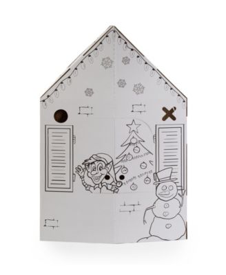 Holiday Cottage Cardboard Playhouse