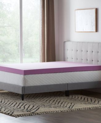 Lucid 4" Lavender Memory Foam Mattress Topper, Full