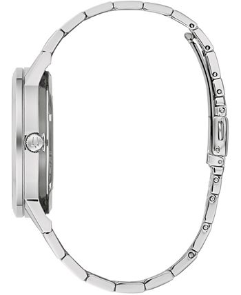 Bulova - Men's Automatic Clipper Stainless Steel Bracelet Watch 42mm