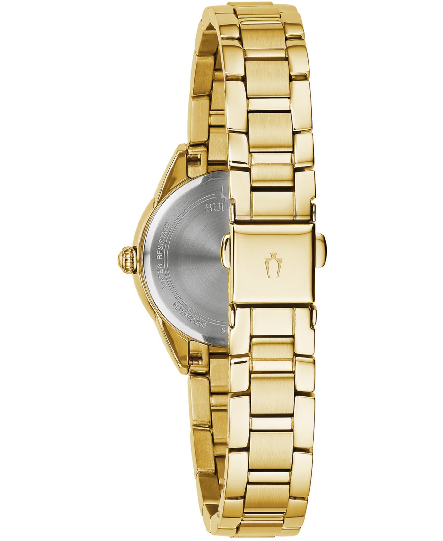 Женские часы Bulova Sutton Diamond-Accent Gold-Tone Stainless Steel Bracelet Watch 28mm — фото 4