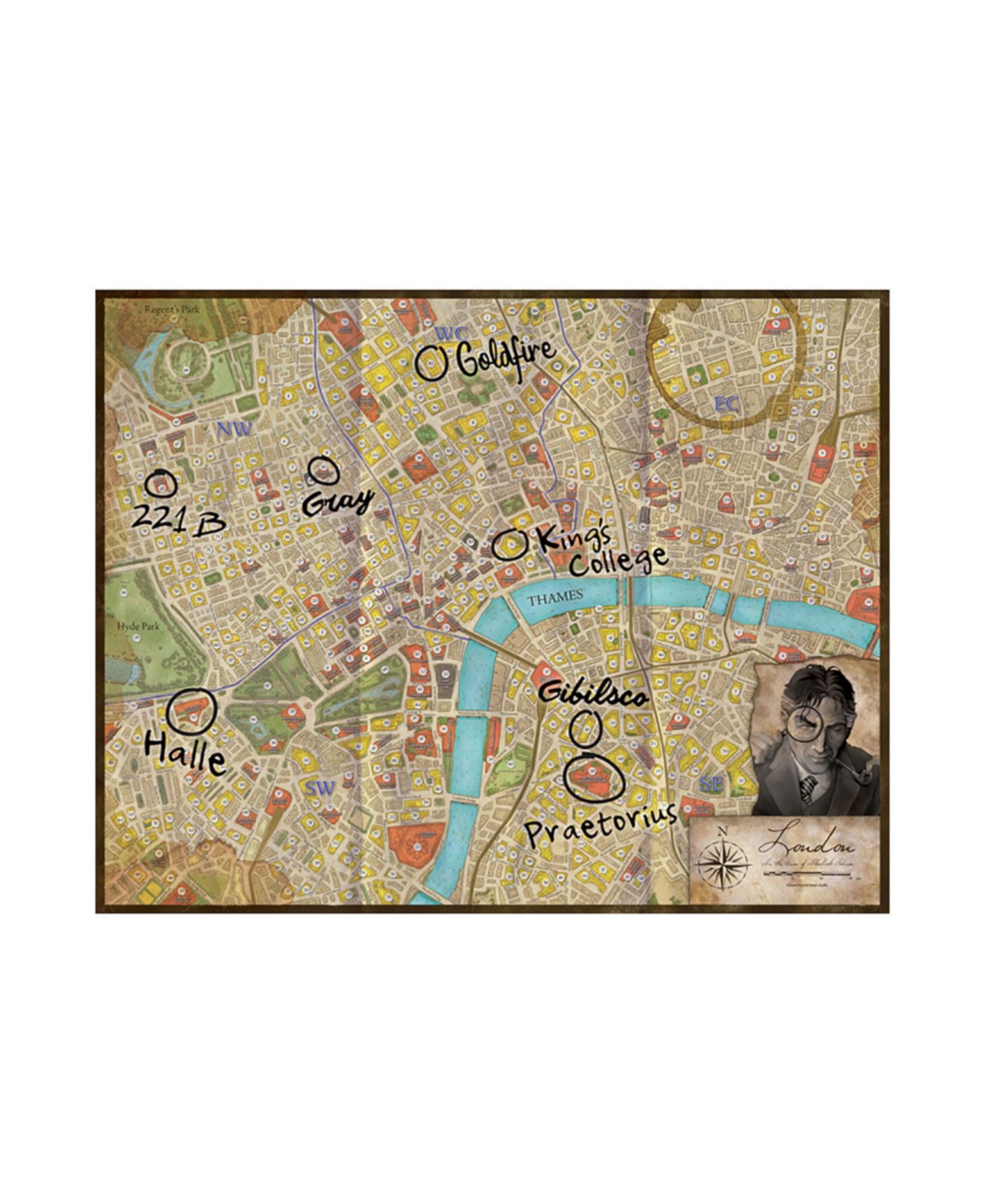 Детские игрушки Asmodee Editions Sherlock Holmes Consulting Detective - Jack the Ripper West End Adventures — фото 3