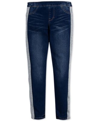 Levi's - Big Girls Sparkle-Stripe Jeggings