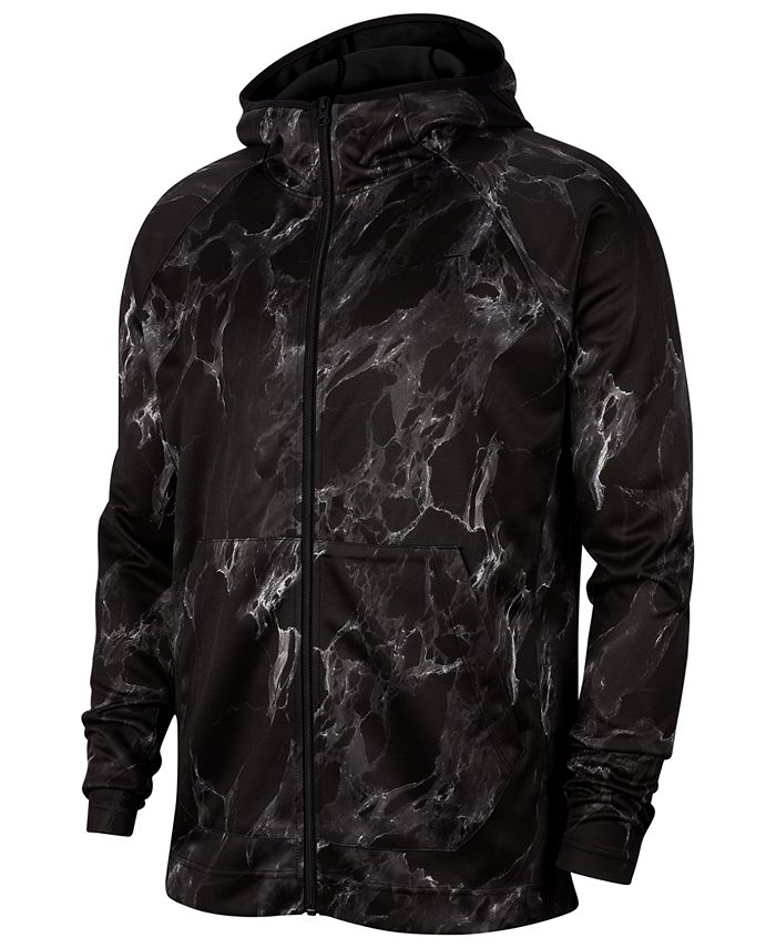 Nike Men's Spotlight Printed Zip Basketball Hoodie Macy's
