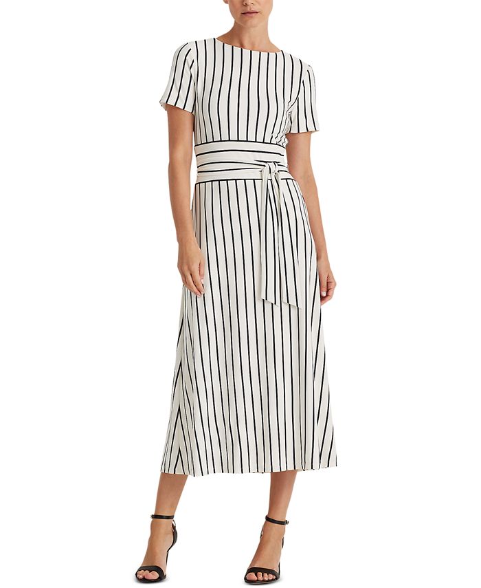 Lauren Ralph Lauren Striped Jersey Dress & Reviews - Dresses 