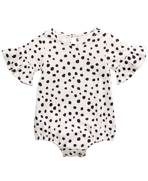 First Impressions Baby Girls Cheetah Print Bell Sleeve Cotton