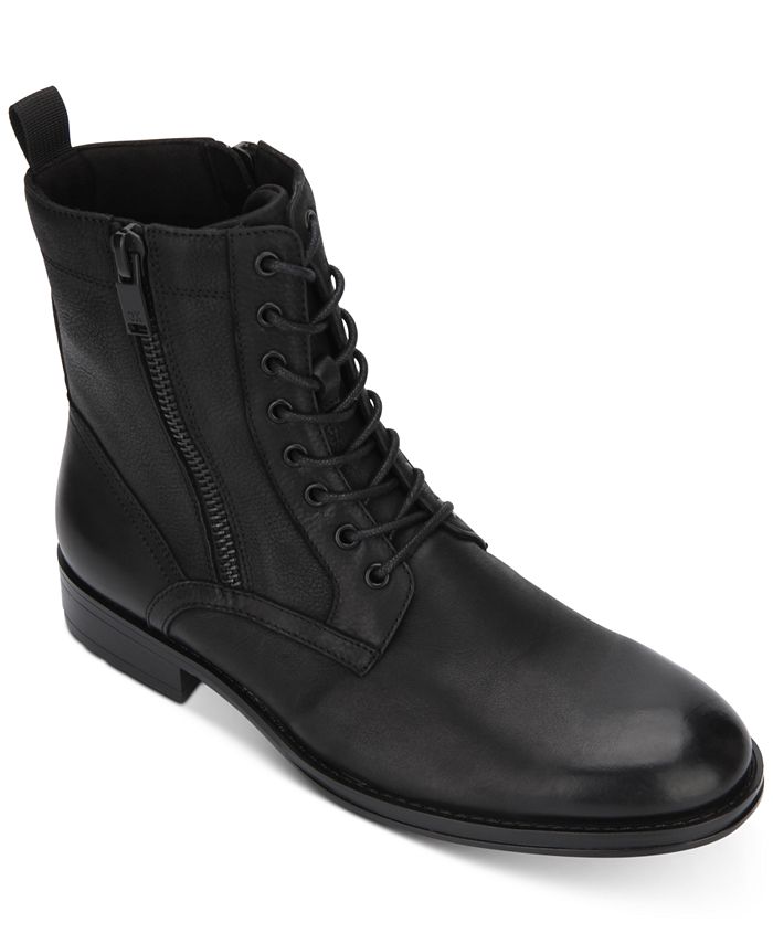 Hugh cap toe lace up boot sales