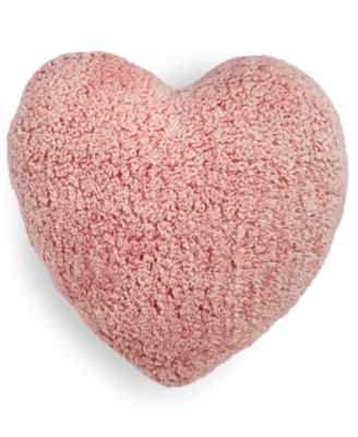 Martha Stewart Collection - Sherpa Heart Decorative Pillow