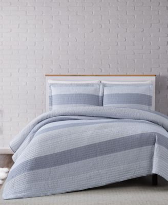 Truly Soft - Multi Stripe King Quilt Set