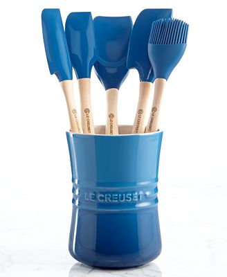 Le Creuset Revolution 6 Piece Kitchen Utensil Crock Set - Kitchen ... - Le Creuset Revolution 6 Piece Kitchen Utensil Crock Set