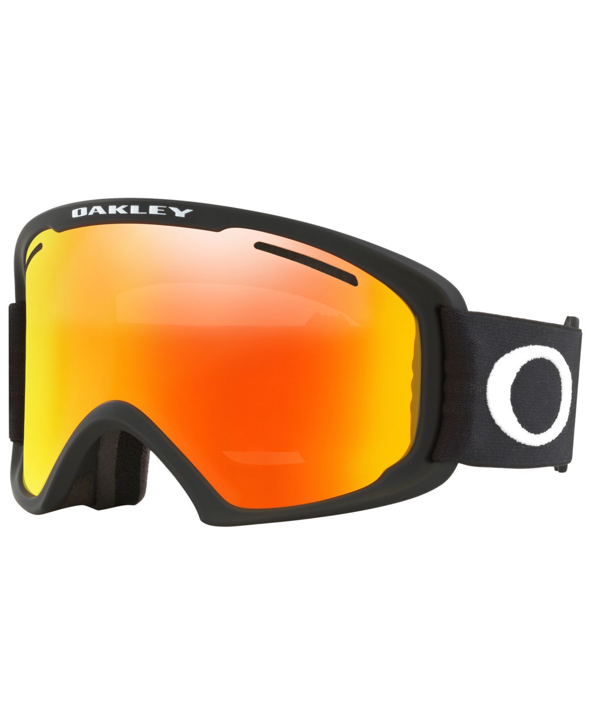 Oakley Unisex O-frame 2.0 Pro Snow Goggles In Matte Black,fire Iridium  Persimmon