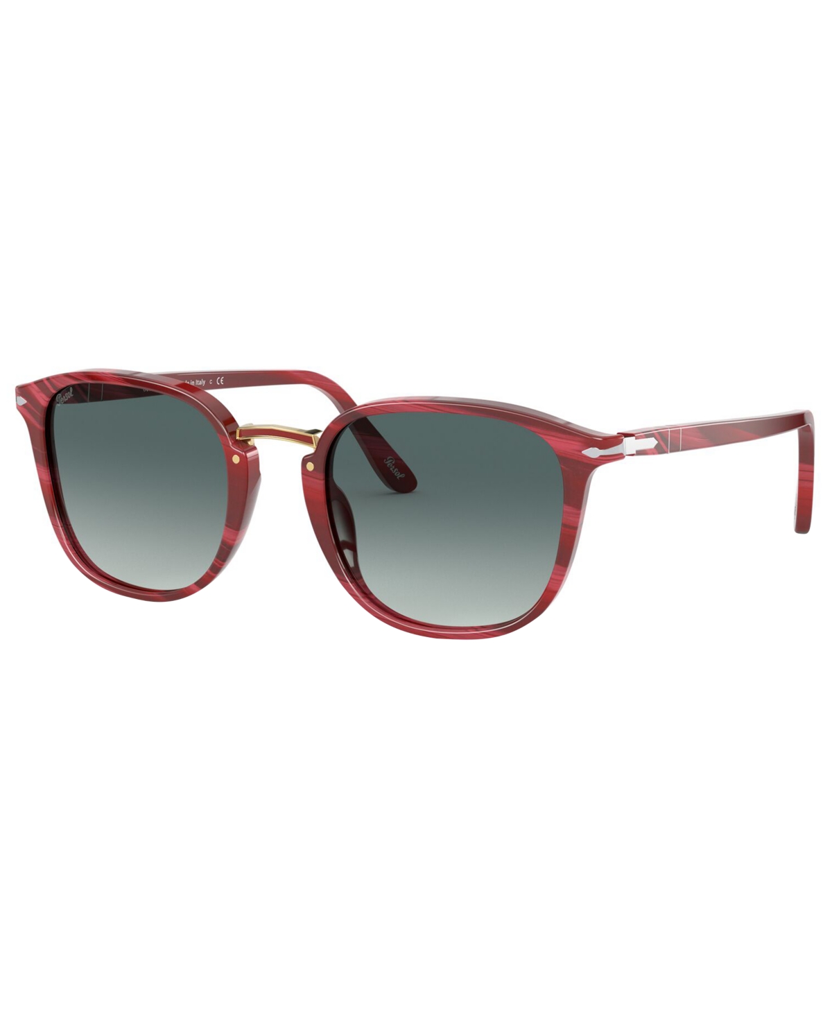 Shop Persol Men's Sunglasses, Po3186s In Horn Red,grey Gradient Grey