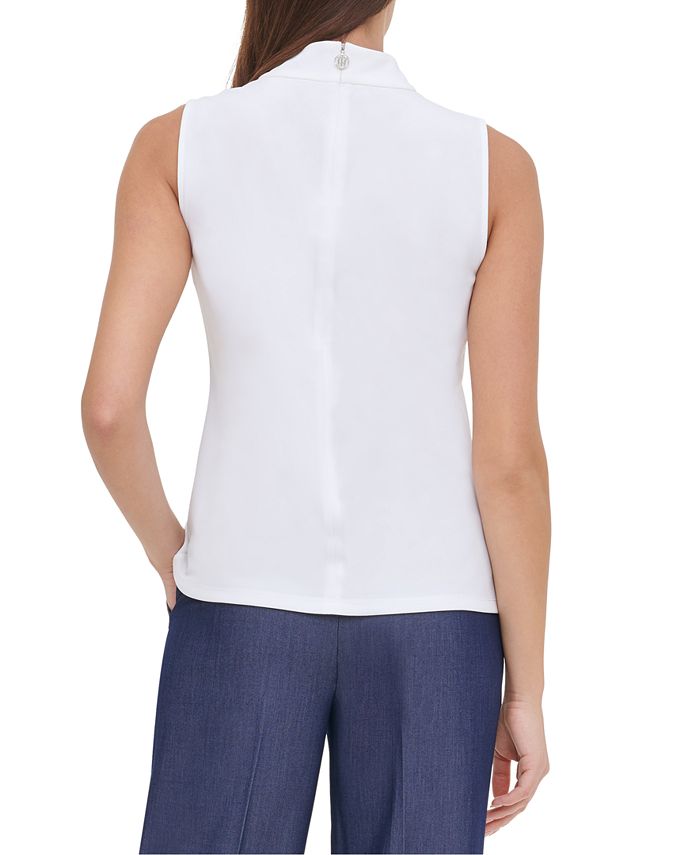 Tommy Hilfiger Tie-Neck Top - Macy's