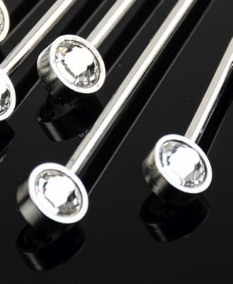 Crystal Cocktail Picks- Set of 8