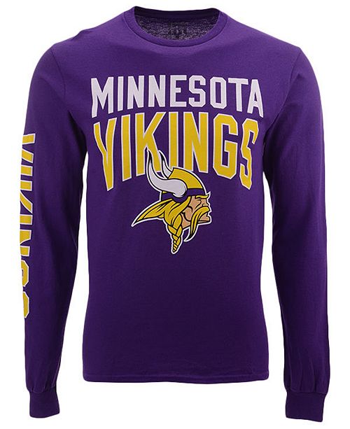 Authentic Nfl Apparel Men S Minnesota Vikings Zone Read Long