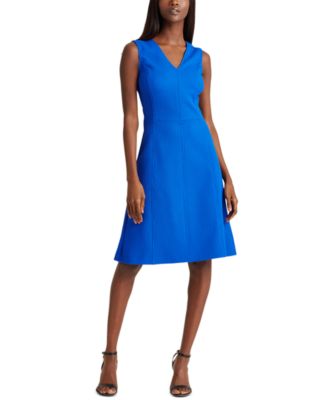 Lauren Ralph Lauren - Sleeveless V-Neck Dress