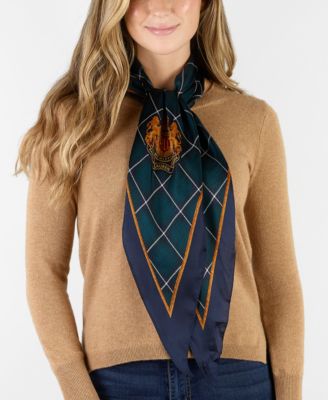 Lauren Ralph Lauren - Lauren  Elizabeth Silk Diamond Scarf