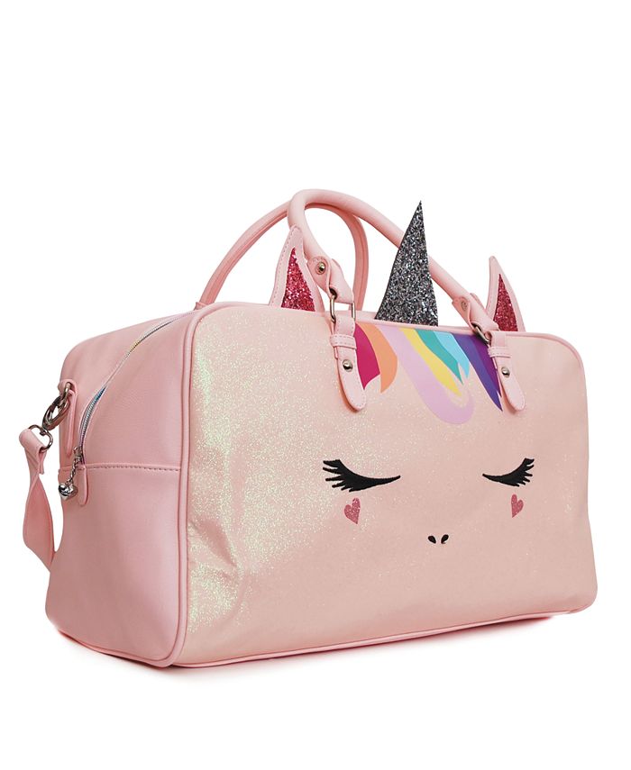 OMG! Accessories Rainbow Hair Miss Gwen Unicorn Duffle Bag - Macy's