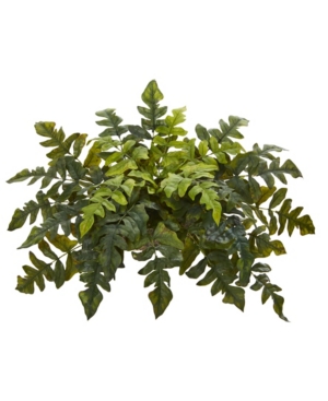 Nearly Natural 32in. Holly Fern Artificial Ledge Plant In Green