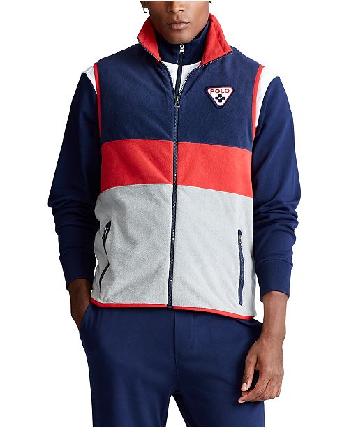Polo Ralph Lauren Men S Polo Shield Fleece Vest Reviews