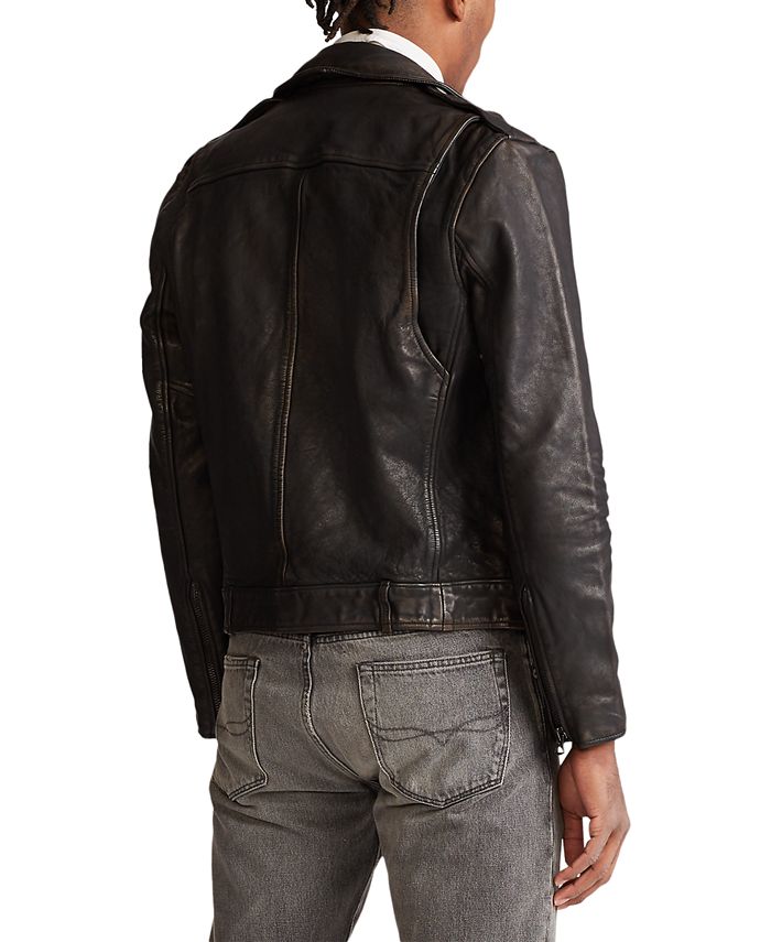 Polo Ralph Lauren Men's Leather Biker Jacket Macy's