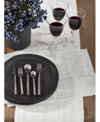 Shimmering Woven Cotton Table Runner